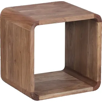 Konferenční stolek AV interiery Designová police na zeď Tina 35x35x22 z masivu palisandru Odstín palisandru: natural