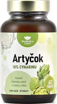 Přírodní produkt EkoMedica Czech Artyčok 10 % cynarinu 60 cps. 