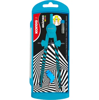 Kružítko Kružítko školní Grafiko neon modré modra