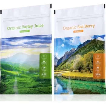 Přírodní produkt Energy Organic Barley Juice powder 100 g + Organic Sea Berry powder 100 g