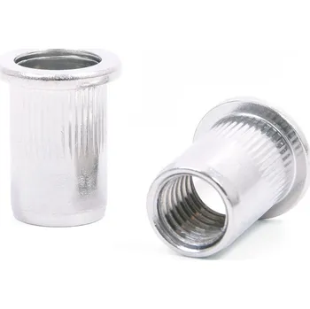 Nýt Matice nýtovací nerez A2 s límcem rýhované tělo - M10 1.0-3.5mm