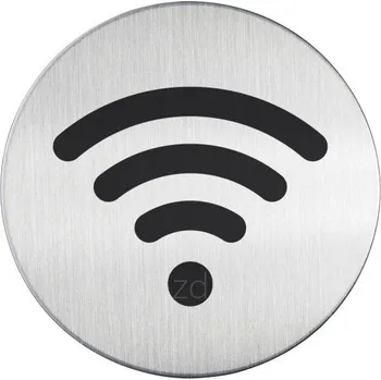 Informační tabulka Piktogram Wifi - PICTO luxusní kartačovaný design