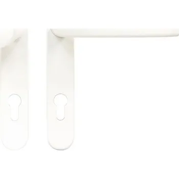 Dveřní kování Hliníkové kování pro vstupní dveře - RHD.0030.92.F9016, BÍLÉ