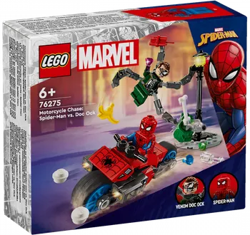 Stavebnice LEGO LEGO Marvel 76275 Honička na motorce: Spider-Man vs. Doc Ock