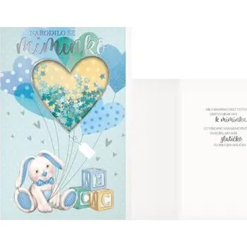 MFP přání k narození miminka CN-826 PRANI_W_C0402