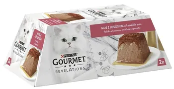 Krmivo pro kočku Purina Gourmet Cat Adult konzerva Revelations Salmon 2x 57 g