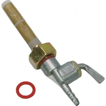 Palivový systém pro motocykl Diverse / Import Benzínový kohout s maticí (krátká páčka) JAWA / ČZ 502405B