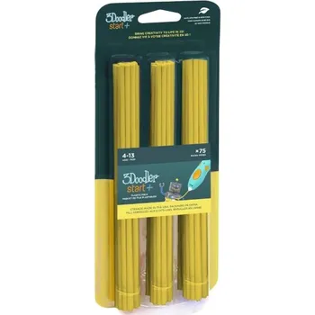 Počítačové příslušenství Náplně pro 3Doodler Start+, 75 ks - žlutá 193676 193676