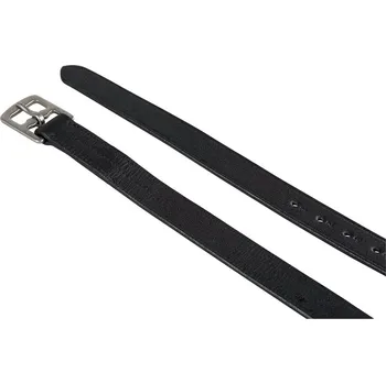 EQUESTRO Řemeny třmenové Chrome Equestro, různé délky, černé Délka: 155 cm