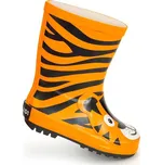 Pidilidi dětské holínky gumové - potisk tygr, Pidilidi, PL0043-17, oranžová 2023 Velikost: 33