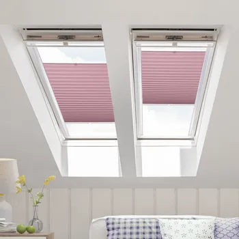 Roleta FOA Plisé roleta na střešní okna Neprůhledná, Růžová, P 10792P , 30 x 150 cm