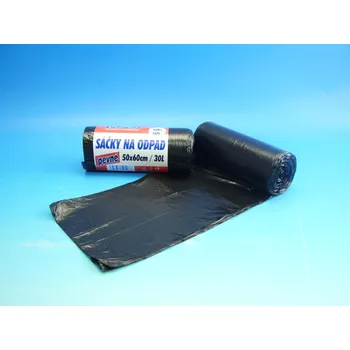 Pytle na odpadky V+L mais Pytel na odpad 30l 50x60cm 50 ks role HD pevné 5832