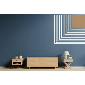 Samolepící dekorace Lepy.cz Samolepka na zeď Vzor čtverce moderní Velikost (šířka x výška): 95x95cm, Barevná varianta: Tmavě šedivá