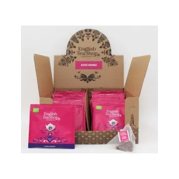 Čaj English Tea Shop Čajová pyramida Ovocný rooibos červené ovoce 2g