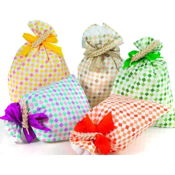 Dárková taška P.N.P. PLAST Dárkový sáček Tuiles 20 x 35 cm ,balení 100 ks 316947