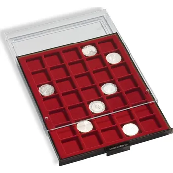 Sběratelství Box na mince 30 políček - 38 x 38 mm