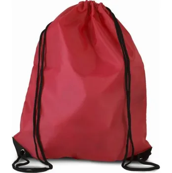 Sportovní batoh Vak se šňůrkou Kimood - tmavě červený