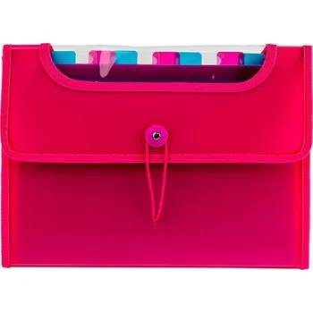 Strigo Složka A4 s 12 kapsami STRIGO růžová 372399