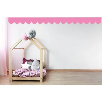 Samolepící dekorace Lepy.cz Samolepka na zeď Vlnky Velikost (šířka x výška): 90x4cm, Barevná varianta: Tmavě modrá