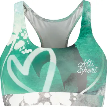 Podprsenka Dámská sportovní podprsenka premium ALTISPORT VOJ/ALW017POD01 TYRKYSOVÁ M