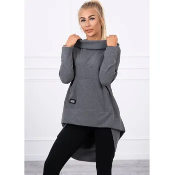 Dámská mikina Kesi Dámská mikina s kapucí Grafeuta grafitová Univerzální