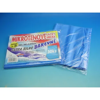 Sáček na potraviny Sáček mikroten 20x30cm pro domácnost modrý 50 ks 6092