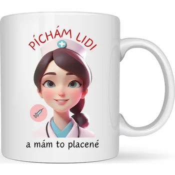 Hrneček - Zdravotní sestra s motivem píchám lidi