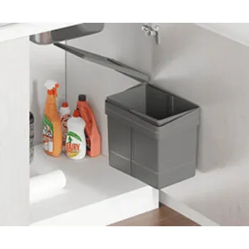 Odpadkový koš UnionPlast Odpadkový koš na dveře UNION SINGLE 15 l / šedý