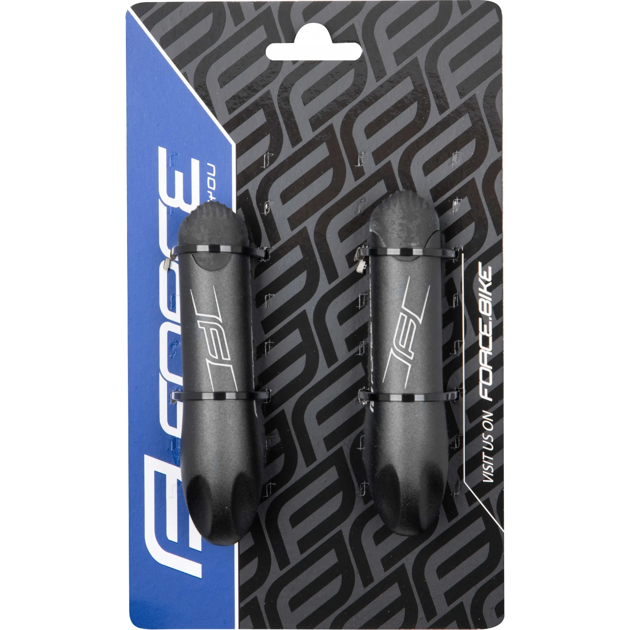 Fotografie 2 - Rohy na řídítka Force Zap AL 10,7 cm černé matné