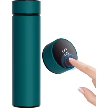 Termoska Termoska 500 ml safírová modrá - Homealexa (Vakuově izolovaná láhev na pití z ušlechtilé oceli 500 ml safírová modrá - Homealexa)