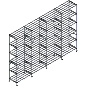 Dílenský regál HTI Skladový regál 2 nosnost 800 kg