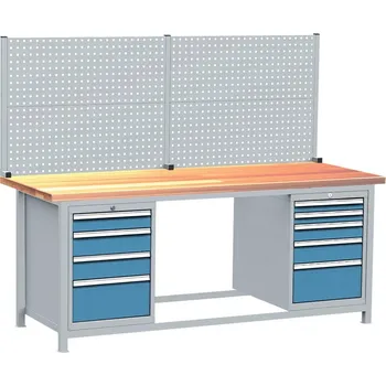 Dílenský stůl KOVOS Dílenský stůl s kontejnery, set DPJ 203