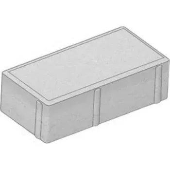 Dlažba CS-BETON Betonová dlažba CIHLA tl. 6 cm neskladba 20x10 cm hnědá
