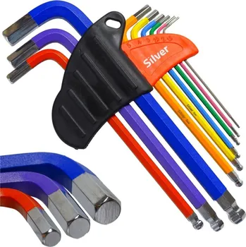 Klíč Silver IMBUS klíče dlouhé s kuličkou sada 9ks 1,5 – 10 mm