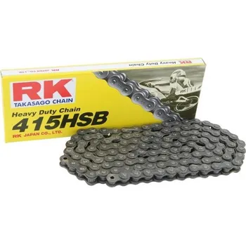 Řetězová sada pro motocykl Řetěz RK 415 HSB, bezkroužkový, zesílený, ocelový, 120 článků