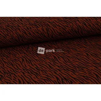 Počesaná teplákovina - Animal - hnědá