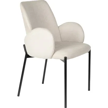 Jídelní židle White Label Béžová čalouněná jídelní židle WLL TJARDA