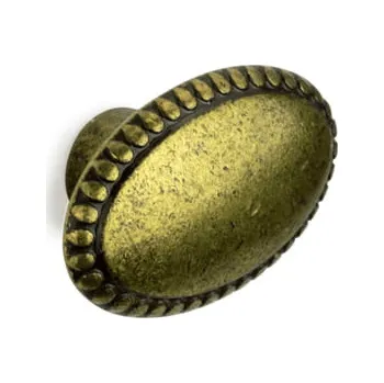 Nábytkové kování Interex design Úchytka knopka BANKOK / Staro mosaz