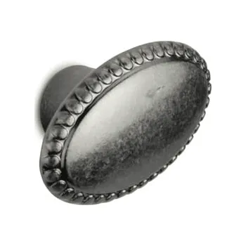 Nábytkové kování Interex design Úchytka knopka BANKOK / Staro stříbrná