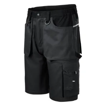 Pánské kraťasy Malfini Woody šortky pánské ebony gray 2XL