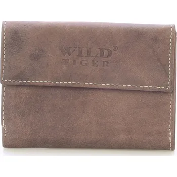Peněženka Moderní větší kožená peněženka tmavě hnědá - WILD Hades hnědá