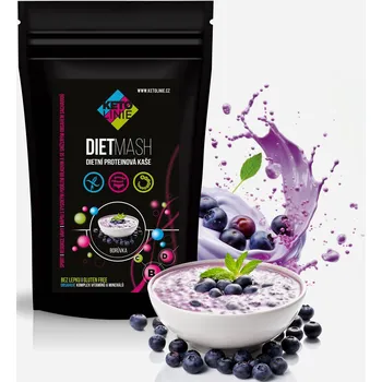 Keto dieta KETOLINIE Proteinová kaše 10 porcí borůvková