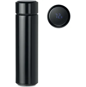 Termohrnek Láhev s dotykovým teploměrem Pole, černá