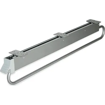 Věšák Emuca Výsuvný věšák extra hluboký 800 mm SELF / Šedý 800 mm
