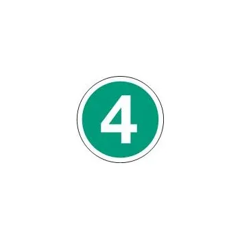 Značení Samolepka "4"