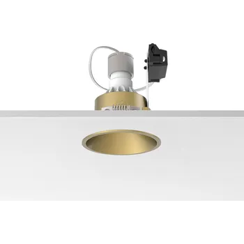 Bodové svítidlo Flos 03.4211.GL Easy Kap 80 Round Fixed, zlatá bodovka, 1x max50W PAR16, prům. 8cm