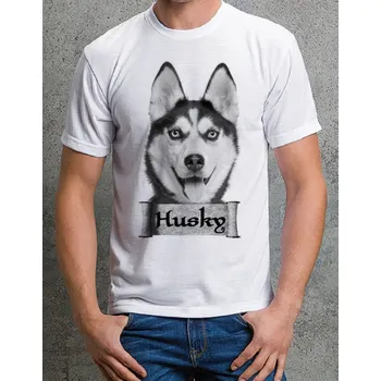 Chlapecké tričko tričko HUSKY 134 (triko s huskym)