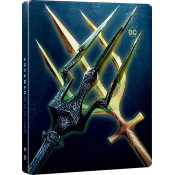 DVD film Aquaman a ztracené království / Motiv Tridents Steelbook (BRD+DVD) (Aquaman and the Lost Kingdom) BRD+DVD