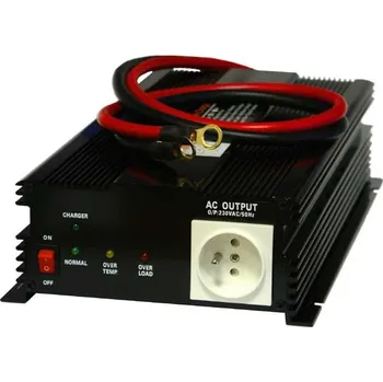 Měnič napětí Měnič napětí-dobíječka 5A-UPS-24VDC na 230VAC 1000W