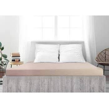 Prostěradlo B.E.S. - Petrovice, s.r.o. Prostěradlo Froté PERFECT - Kávová Rozměr: 180 x 200